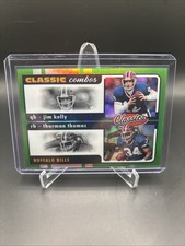 2022 Panini Classics Jim Kelly/Thurman Thomas Bills Classic Combos Green /15