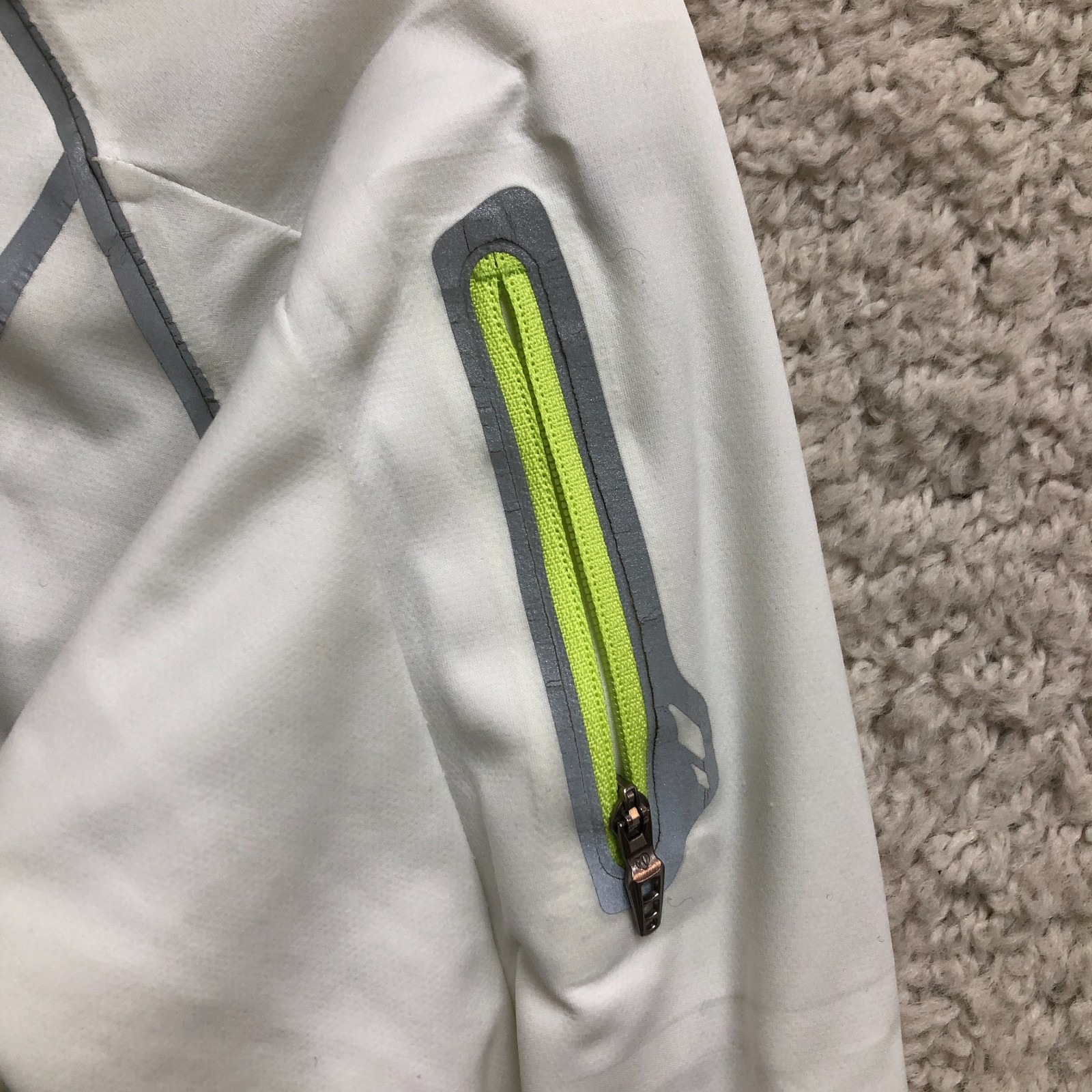 Pearl Izumi Top Sweater Medium Bicycle White PRO Series Fly Evo Pullover Women M