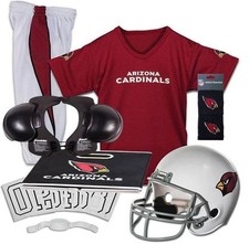 Arizona Cardinals Kids NFL 9pc Deluxe Football Uniform Set, Medium