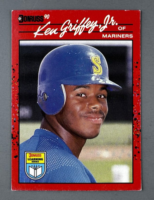 1990 Donruss Learning Series Ken Griffey Jr #8 Seattle Mariners HOF