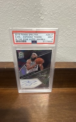 2019-20 Panini Spectra - In the Zone Autographs Karl-Anthony Towns #IZ-KAT...