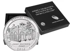 2016-P 5 oz Burnished ATB Harpers Ferry Silver Coin Box and COA