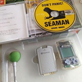 Seaman Forbidden Pet Christmas Bundle Dreamcast Japan Visual Memory
