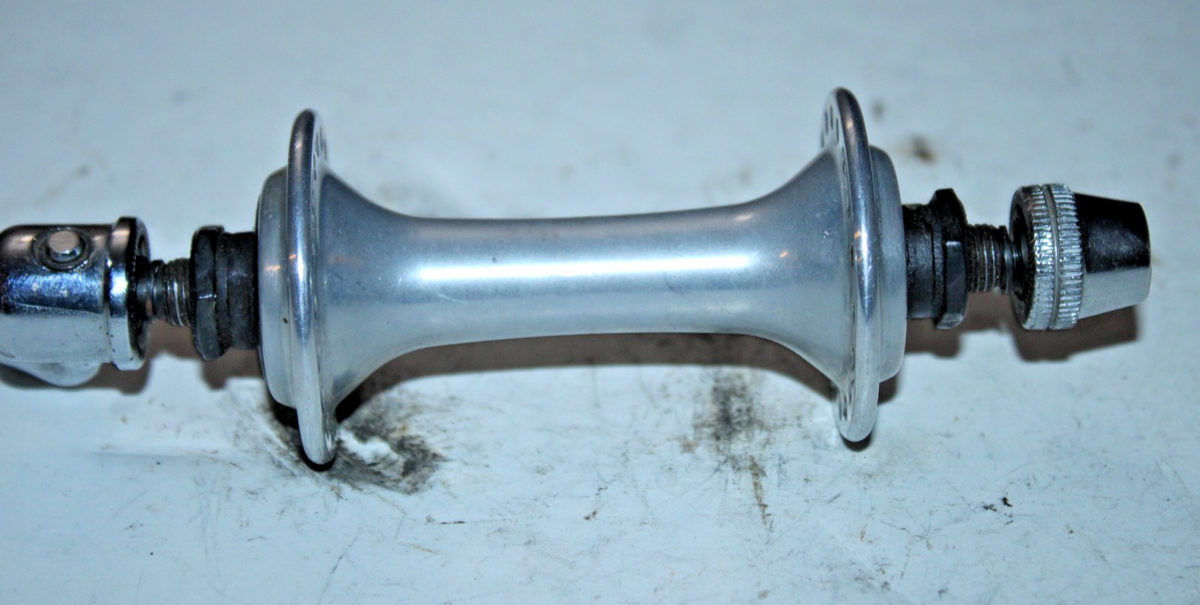 Moyeu Avant Shimano HB50 Vintage – 36 Trous, 100 Mm – Vélo Course – Argent