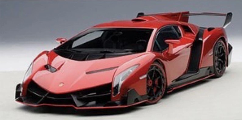 AUTOart Lamborghini Veneno 2013 Rosso J Metallic Red 74508