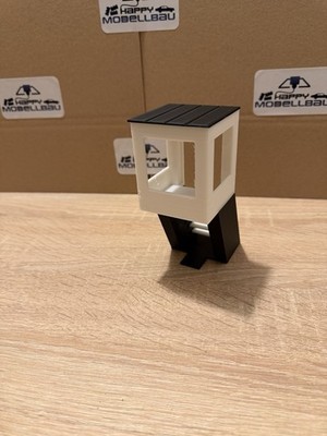 Deko Streckenposten mit  WS/SW für Carrera 132 Digital Slotcar Bahn Universal