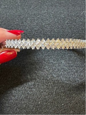 Armreif Damen Sterlingsilber & Diamant, 0,50 ctw