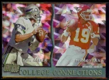 JOE MONTANA 1993 Pro Set College Connections Prism Insert. #CC8.  CHIEFS