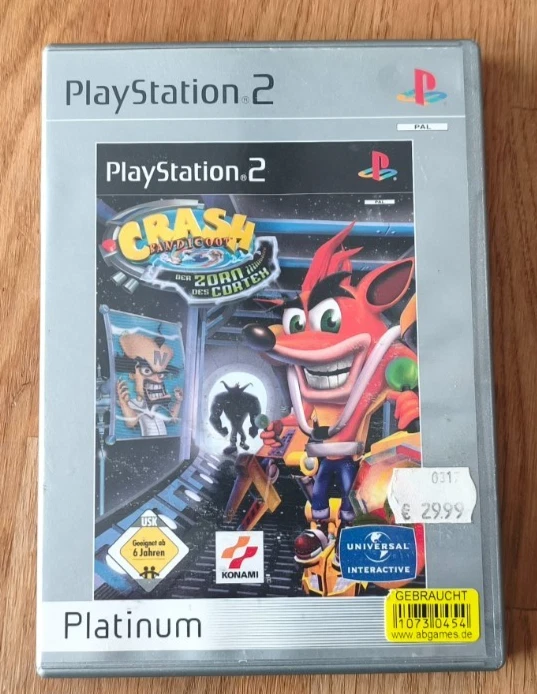Crash Bandicoot: der Zorn des Cortex (Sony PlayStation 2) - Bild 1 von 1