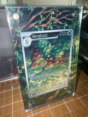 Sawsbuck 092/086 IR Illustration Rare White Flare Magnetic   Extended Art Case