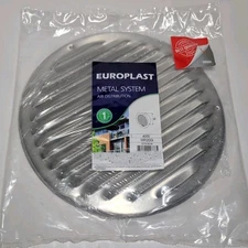 Aluminium Rund Belüftung Grille 200mm/240mm Mit Fliegengitter Flach