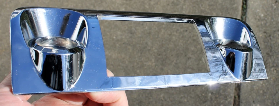 Chevrolet Impala 1959 1960 radio cromada placa frontal bisel 3755305 Foto 2 de 4