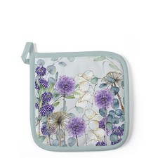 Topflappen &ndash; Format: 20 x 20 cm &ndash; 1 Topflappen pro Packung - Lunaria Green - Blu