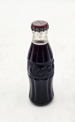 Vintage Coca Cola Figural Bottle Miniature Cigarette Lighter Advertising