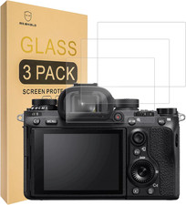 3-Pack Screen Protector for Sony Alpha A7Riii A7Riv A7R3 A9 A7RII A7SII A7III