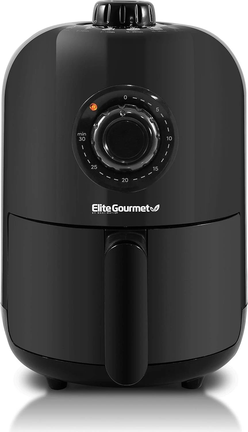 Elite Gourmet EAF-1121X Personal 1.1 Qt. Compact Space Saving Electric Hot Air