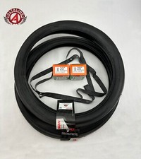 SCHWINN STYLE BICYCLE SLICK SMOOTH WIDE TREAD BIKE TIRE 20 X 2.125 ALL BLACK.