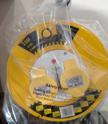Engex 25 MTR Industrial Cable Reel 110V 16A 1.50 Core - Picture 2 of 3