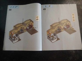 Lego STAR WARS Mos Eisley Cantina 75052 Construction Set Instruction MANUAL ONLY