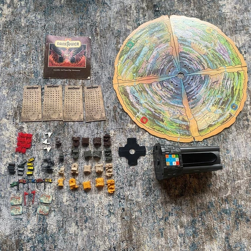 Vintage 1981 Dark Tower Board Game /Working / Almost Complete / NO BOX