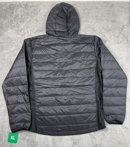 Eddie Bauer Men's Lightweight 550 Down Puffer Jacket Color Black Large XL NWT - Picture 7 of 11