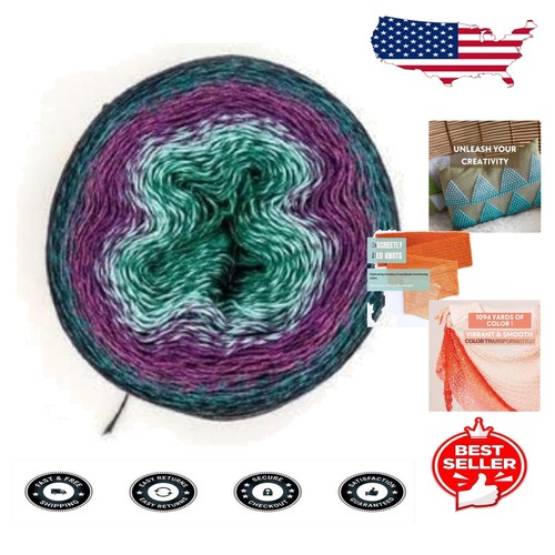 Extra Large Sugar Sizzle Crochet Yarn - Soft, Durable & Colorful Creation