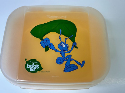Tupperware Storage Container Box Organizer 1982D-2 Disney A Bug's Life
