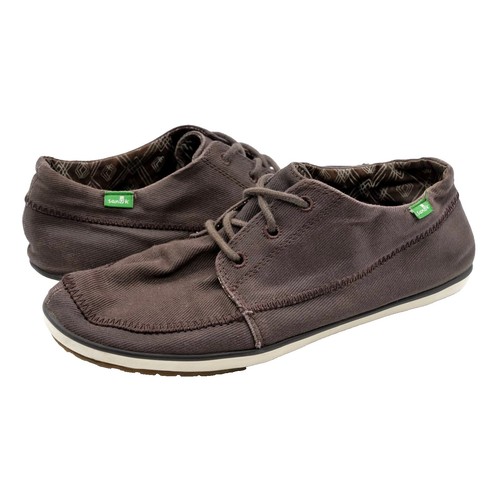 Sanuk Walla Chukka Shoes Charcoal Gray Sz. 13 Lace Up Ankle  display picture 2