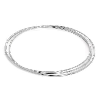 Einfache 925 Sterlingsilber Mädchen dreifach russischer Armreif Kinder leichte Armbänder