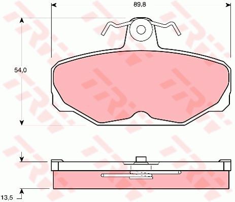 Plaquettes de frein Ford Scorpio II en céramique premium pour un freinage haute performance