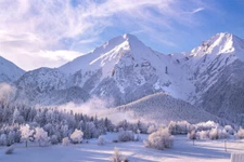 Jasna Slovakia Snow Mountains Panoramic Picture Art Wall Room - POSTER 20x30