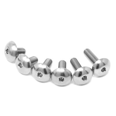 M5 10 12 15 16 18 20 X 0,8 Testa Bullone A Cupola In Titanio Vite A Brugola Basso Profilo