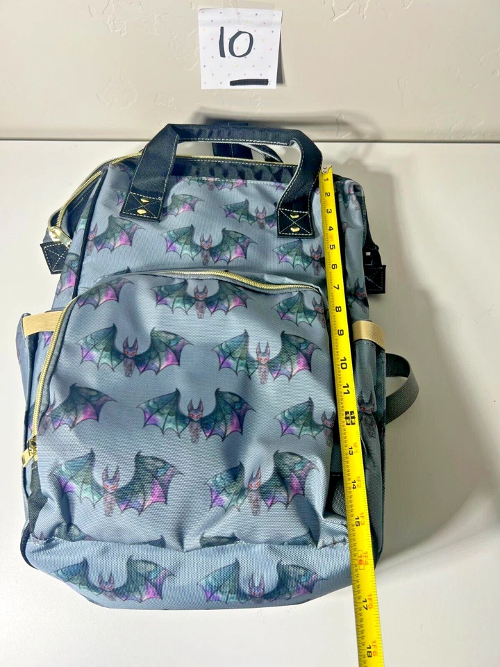 Bolsa de pañales para bebé murciélago bolsa de bebé gótica mochila gótica cosas para bebés góticas Foto 4 de 4