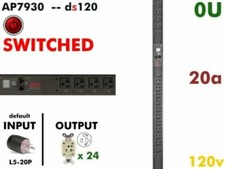 APC AP7930 24-Outlet Switched Rack Power Distribution PDU 120V 20A 3 available