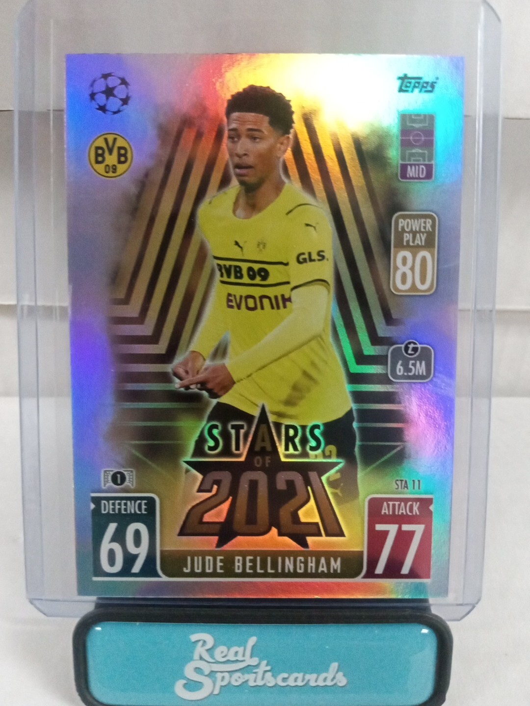 2021-22 Topps Match Attax Jude Bellingham Stars of 2021 #STA 11 Dortmund