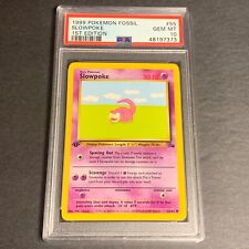 Details about  / Slowpoke 1st edition fossil 1999 NM//MINT