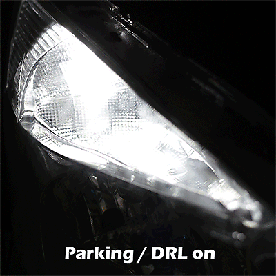 2x 1157 Red & White Switchback LED Lights Brake DRL BAY15D Dual Color LED Bulb - Picture 4 of 8