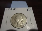 1935 - USA - 25 cent coin - silver American quarter