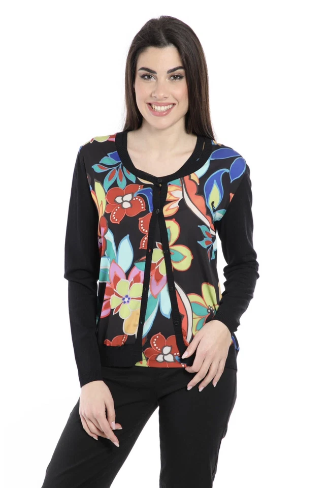 Twin-Set Donna Multicolore Mara Carol Effetto Lucido Nella Parte Anteriore - Immagine 3 di 3