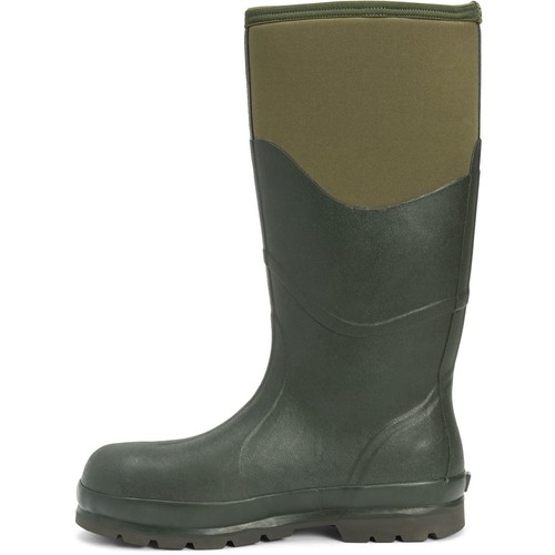 Muck Boots Chore 2K Dark Green Rubber/Neoprene Unisex Wellingtons - Picture 7 of 8