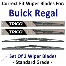 Wiper Blades 2-Pack Standard Wipers - fit 1978-1987 Buick Regal - 30180x2