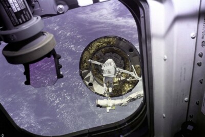 Intelsat VI Capture Attempt Space Shuttle Endeavour 8X12 PHOTOGRAPH