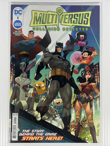 Multiversus Collision Detected #1 Dan Mora Batman Bugs Bunn Superman DC 2024 NM