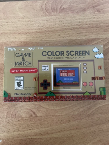 Nintendo Super Mario Bros Handheld Game and Watch 35th Anniversary Edition CIB