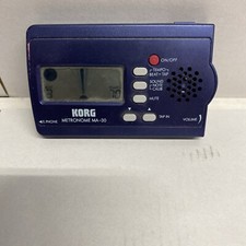 Korg MA-30 Compact Digital Pocket Metronome Blue - Tested - WORKING