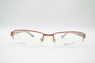 Vintage Jays 6306 Bronze Halbrand Brille Brillengestell eyeglasses NOS