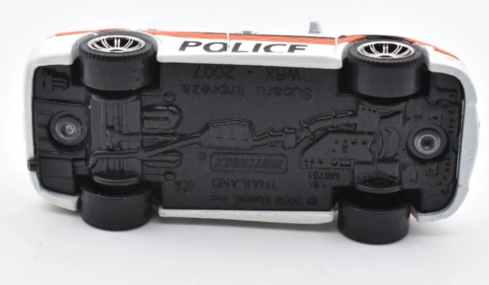 Matchbox Superfast Subaru Impreza WRX Police white. MBX 45/ 2008 - Image 3 of 3
