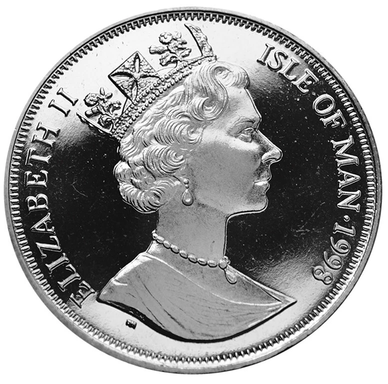 ISLE OF MAN 1 Crown 1998 BU 'Year of the Ocean Seals, Penguins, Whale' (2 coins) - Image 2 of 4