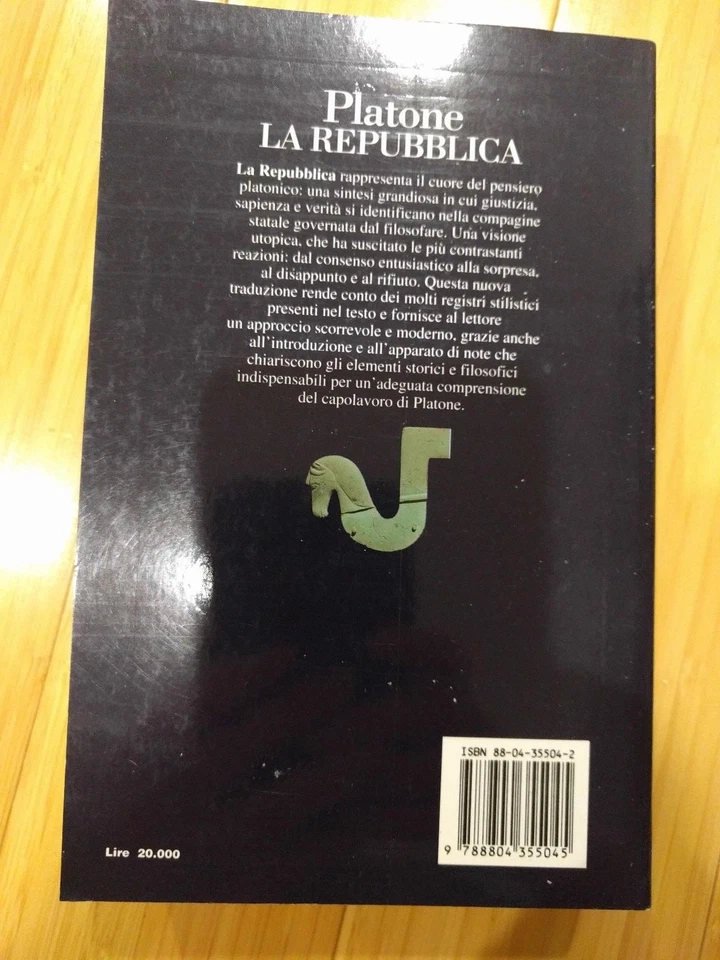 Ancient Greek classic w/ Italian translation Plato Euripides Aristophanes Longus - Image 4 of 4