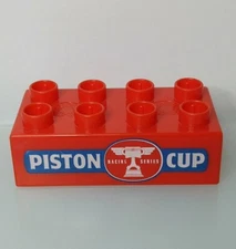 Mega Bloks Disney Cars Piston Cup Red Replacement Block Brick